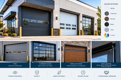Modern Commercial Garage Door Showcase