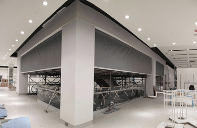 RD Won Door Automatic Draft Curtains for Smoke Containment