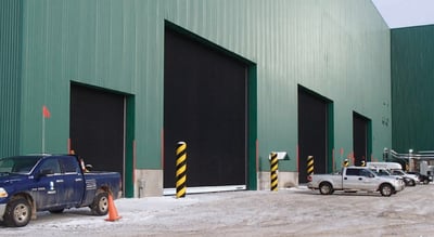 RD extra tall high performance roll-up doors