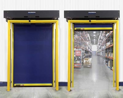 RD insulated roll up door for freezer rooms